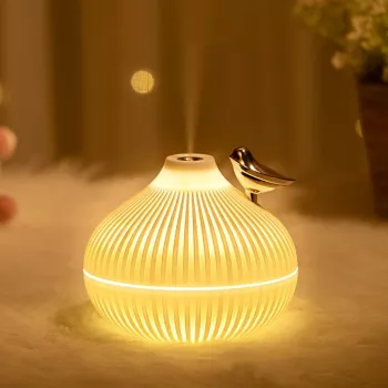 USB Mini Humidifier: Aromatherapy Mist + LED Glow